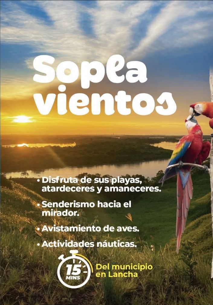 Sopla Vientos - atardecer en el río